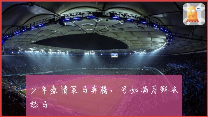 少年豪情策马奔腾，弓如满月鲜衣怒马